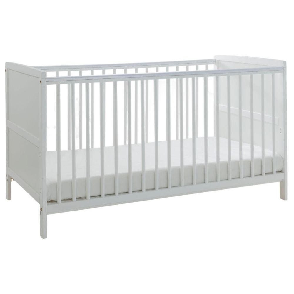 Kinder Valley - Sydney Cotbed - White - 2-In-1