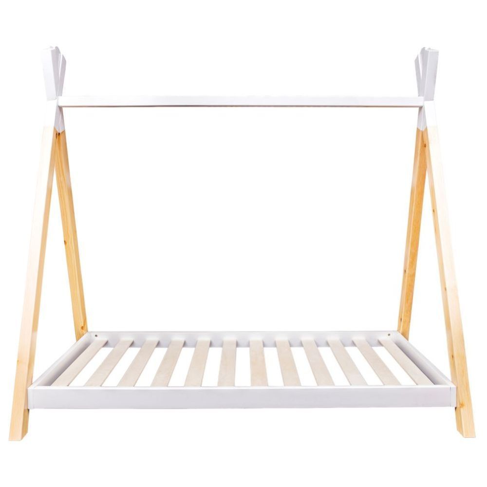 Kinder Valley - Teepee Toddler Bed Two Tone - White/Brown