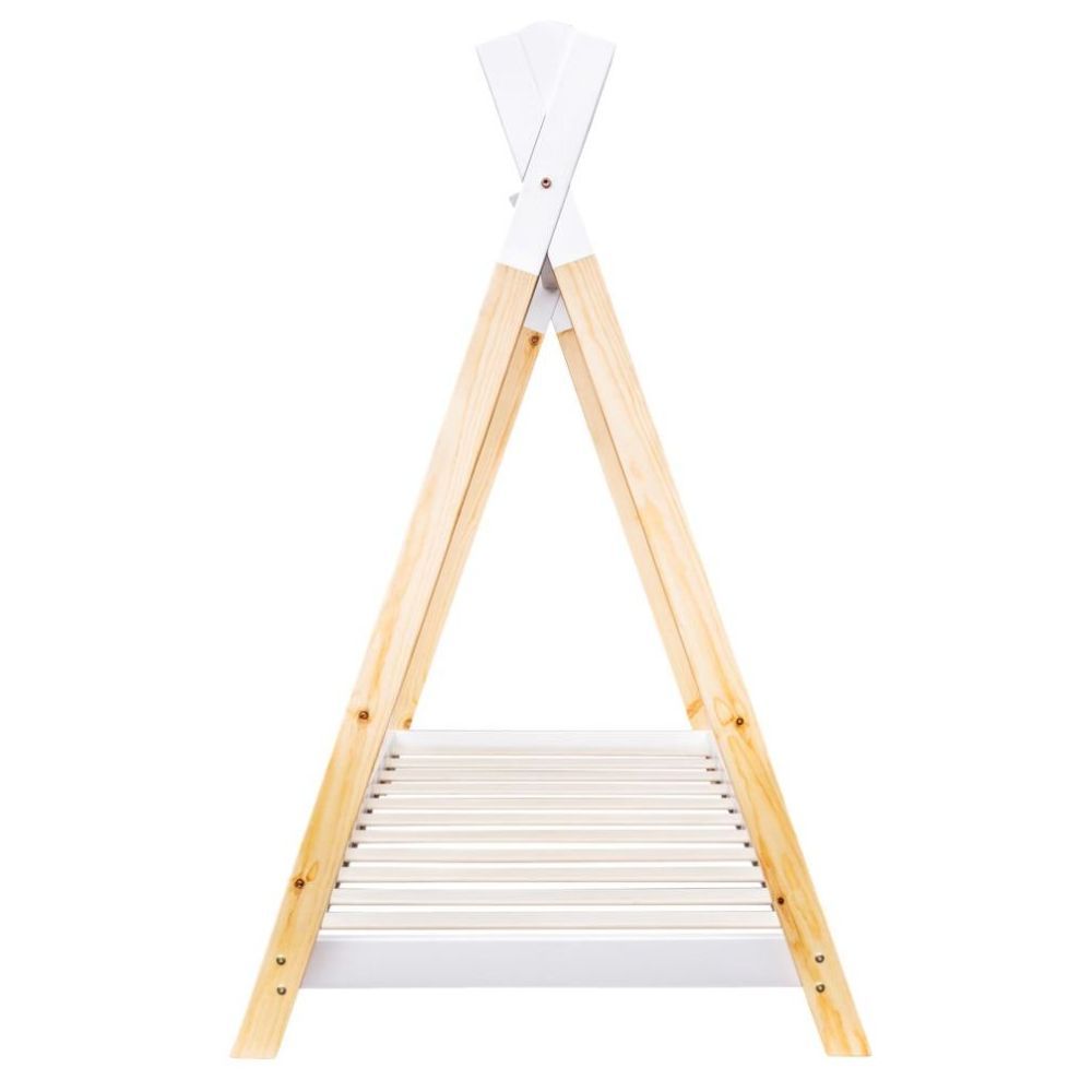 Kinder Valley - Teepee Toddler Bed Two Tone - White/Brown