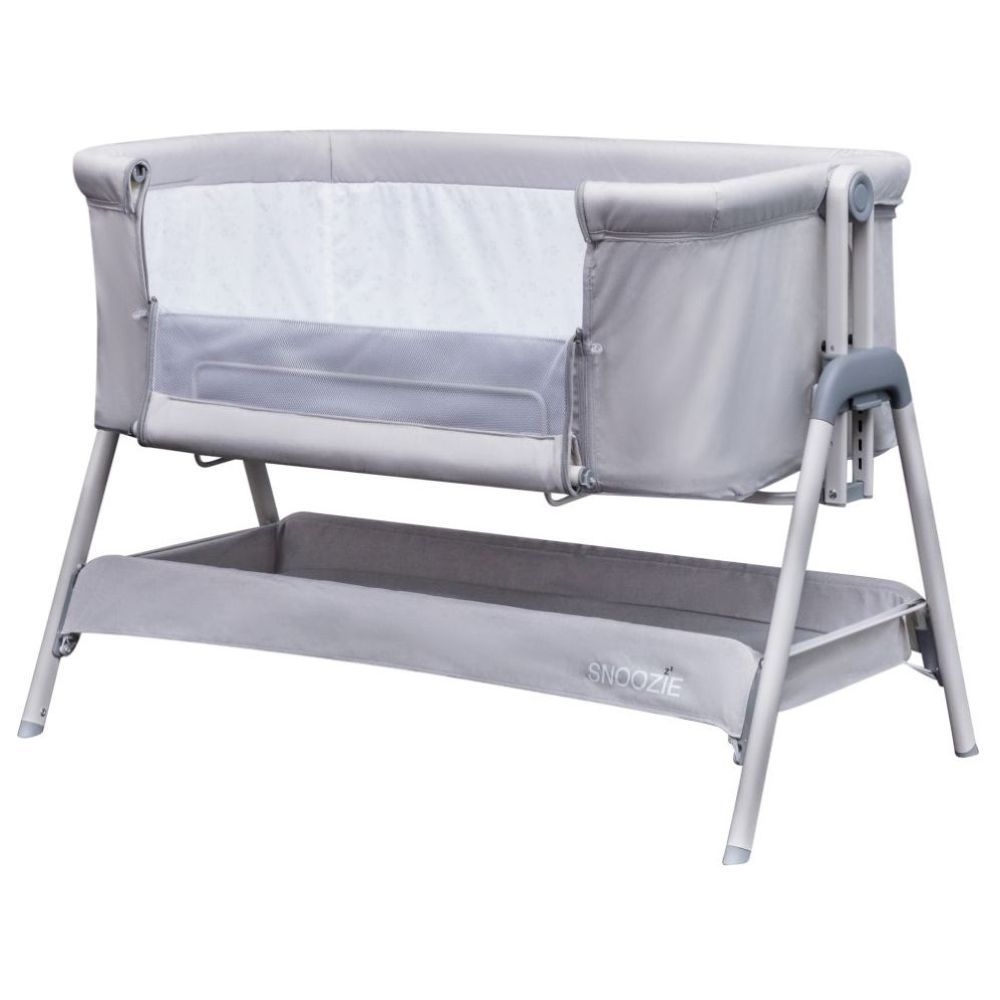 Kinder Valley - Snoozie Bedside Crib - Antarctica Grey