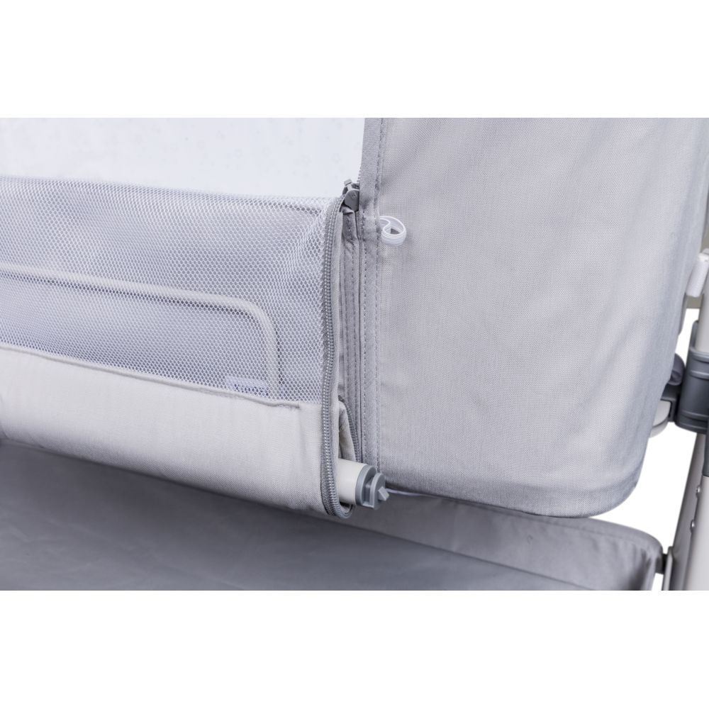 Kinder Valley - Snoozie Bedside Crib - Antarctica Grey