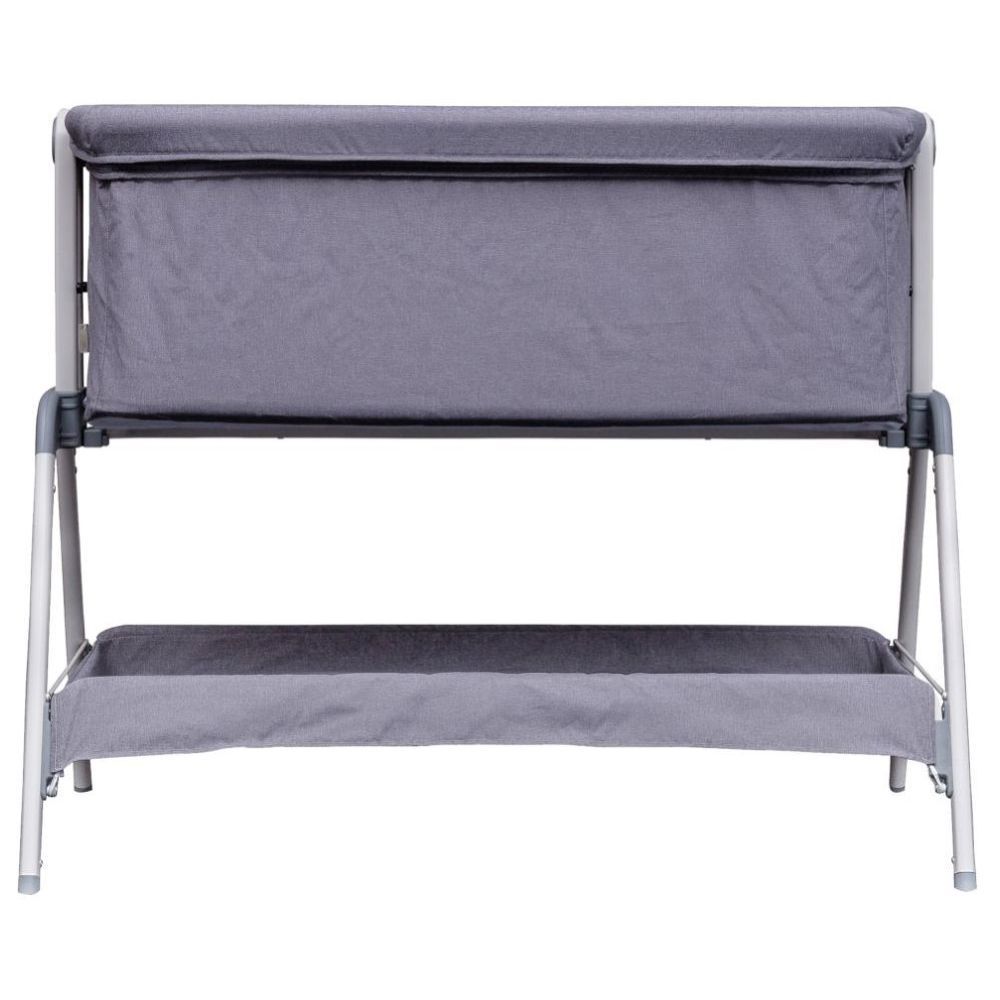 Kinder Valley - Snoozie Bedside Crib - Storm Grey