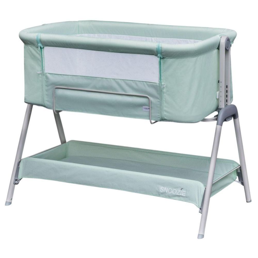 Kinder Valley - Snoozie Bedside Crib - Misty Jade