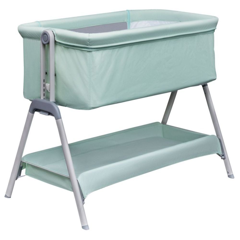 Kinder Valley - Snoozie Bedside Crib - Misty Jade