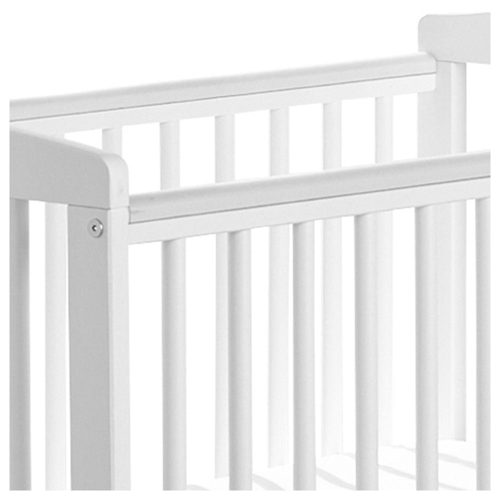 Kinder Valley - Sydney Compact Cot w/ Kinder Flow Mattress - White