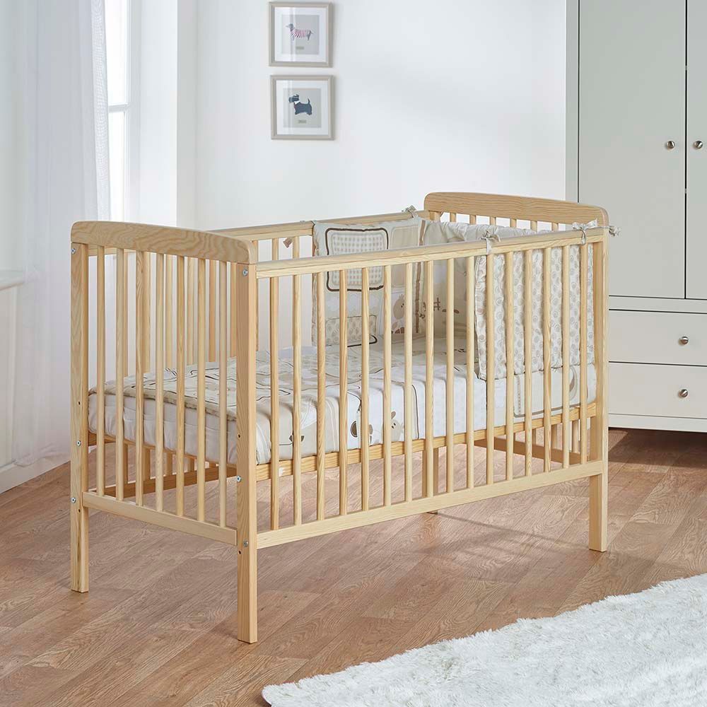 Kinder Valley - Sydney Compact Cot w/ Spring Mattress - Natural