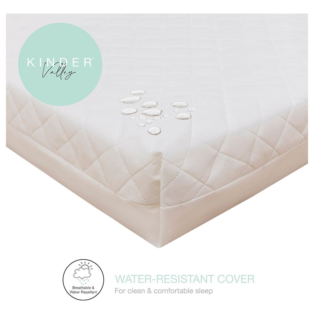 Kinder Valley - Sydney Compact Cot w/ Spring Mattress - Natural