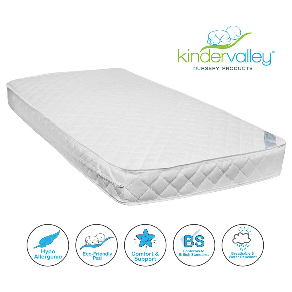 Kinder Valley - Harper Bed House w/ Pocket Sprung Mattress - Grey