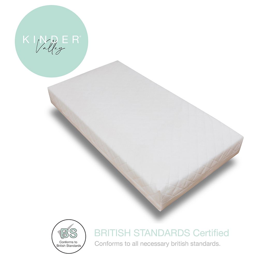 Kinder Valley - 2-in-1 Sydney Cotbed With Spring Mattress - Natural