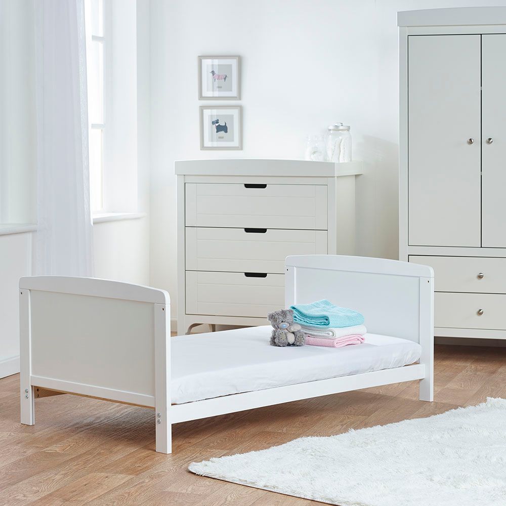 Kinder Valley - Sydney Cotbed w/ Pocket Sprung Mattress - White