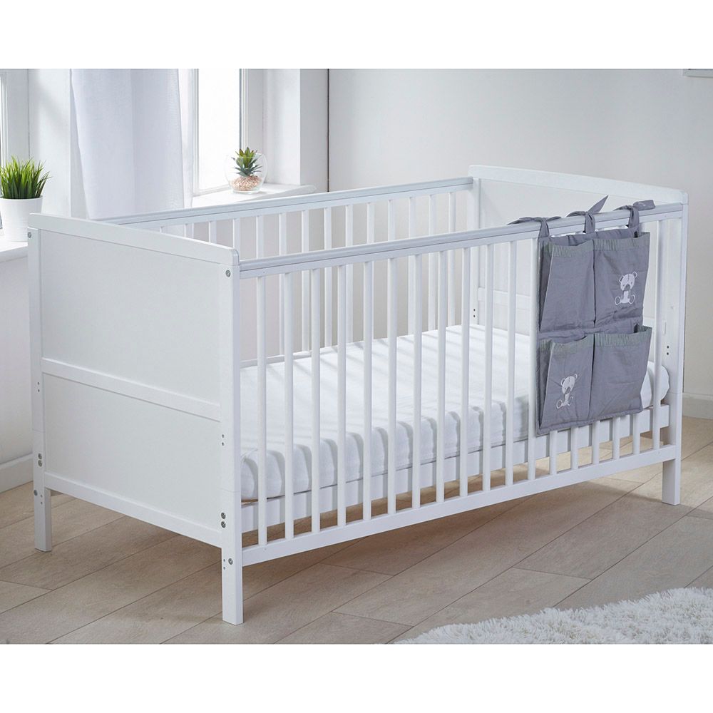 Kinder Valley - Sydney Cotbed w/ Pocket Sprung Mattress - White