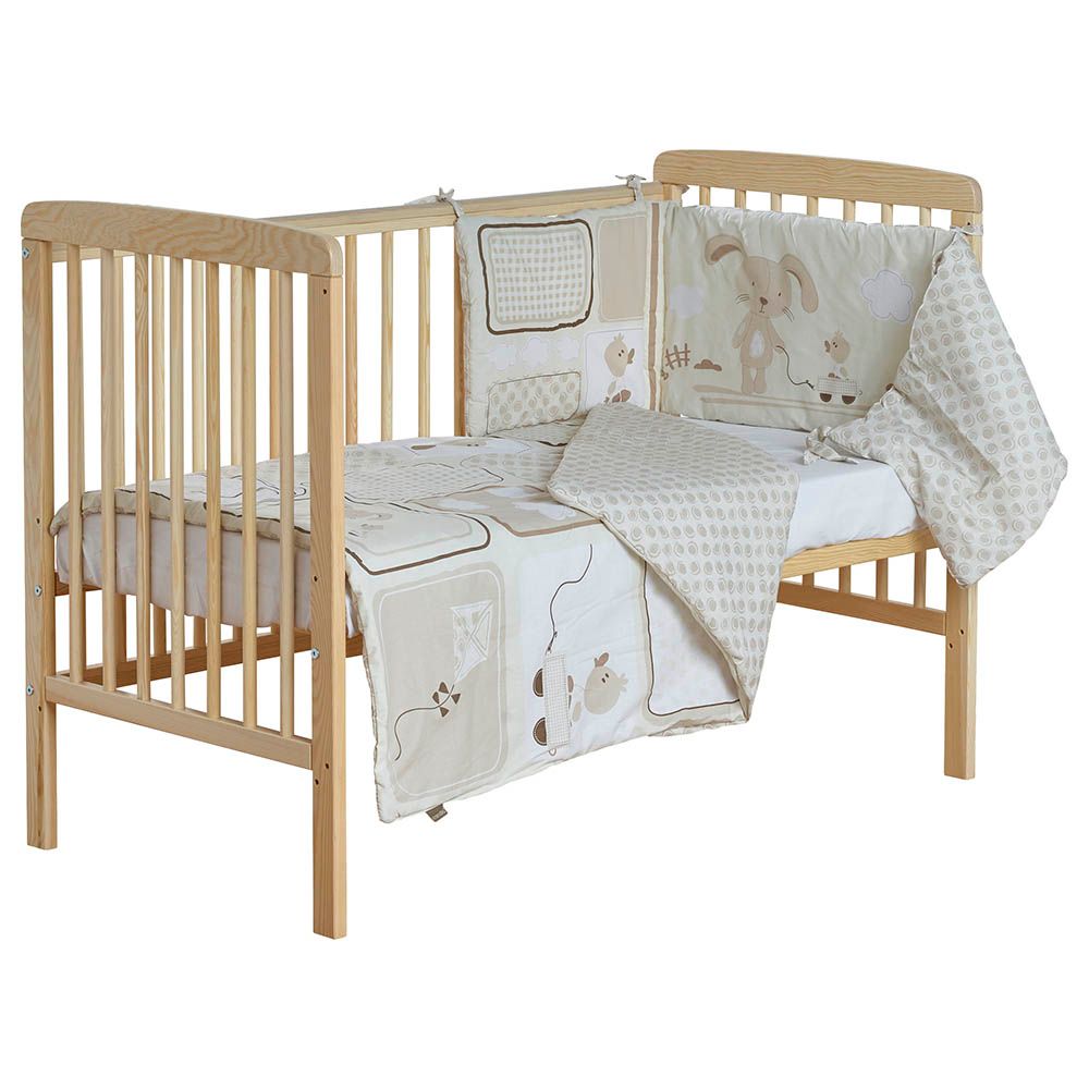 Kinder Valley - With Love Quilt And Bumper Set - Cream