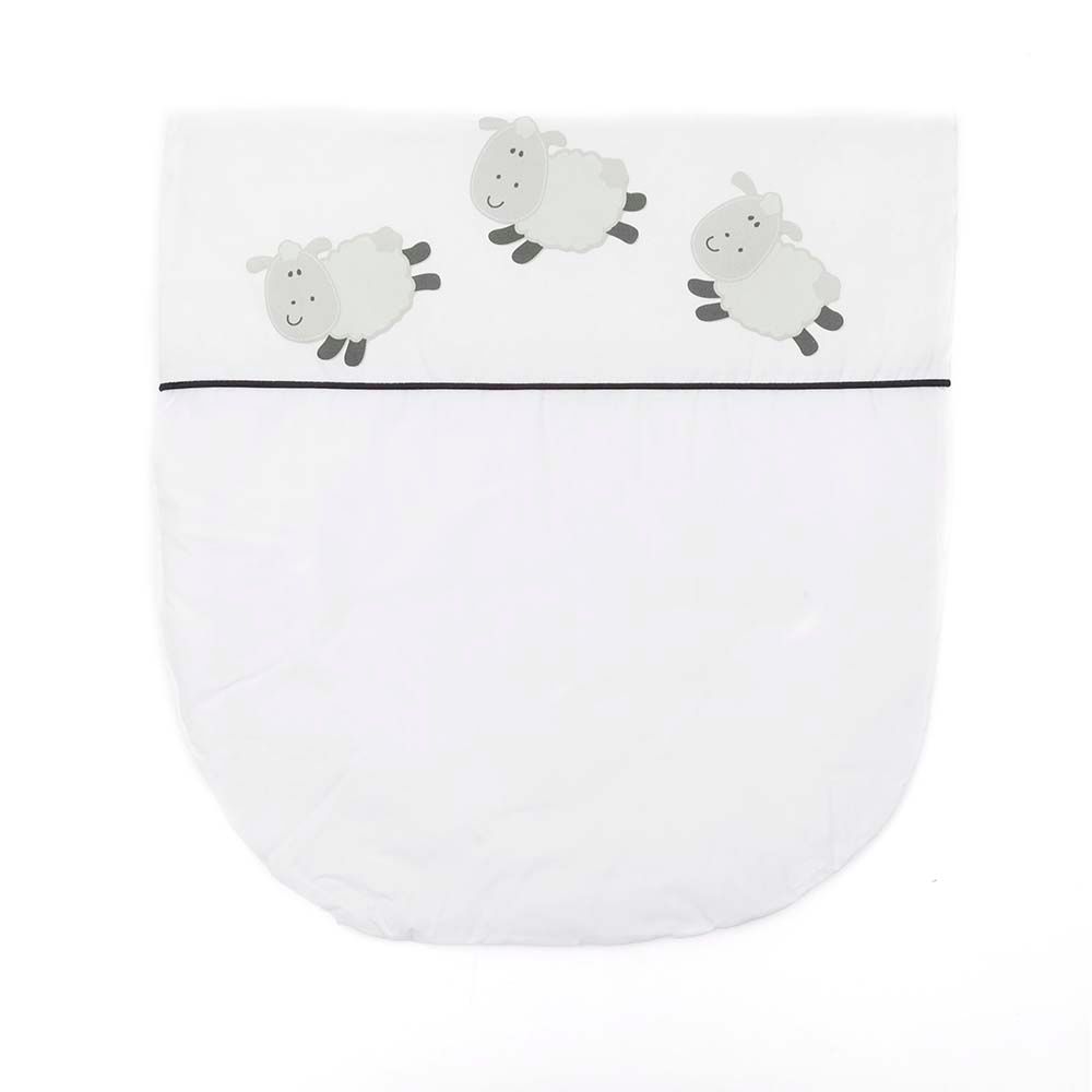 Kinder Valley - Little Sheep Palm Moses Basket With White Stand