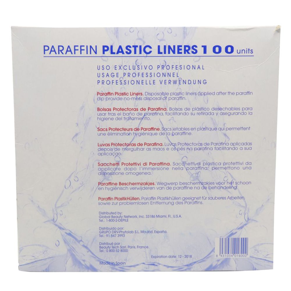 Depileve - Paraffin Plastic Liners 100 Units