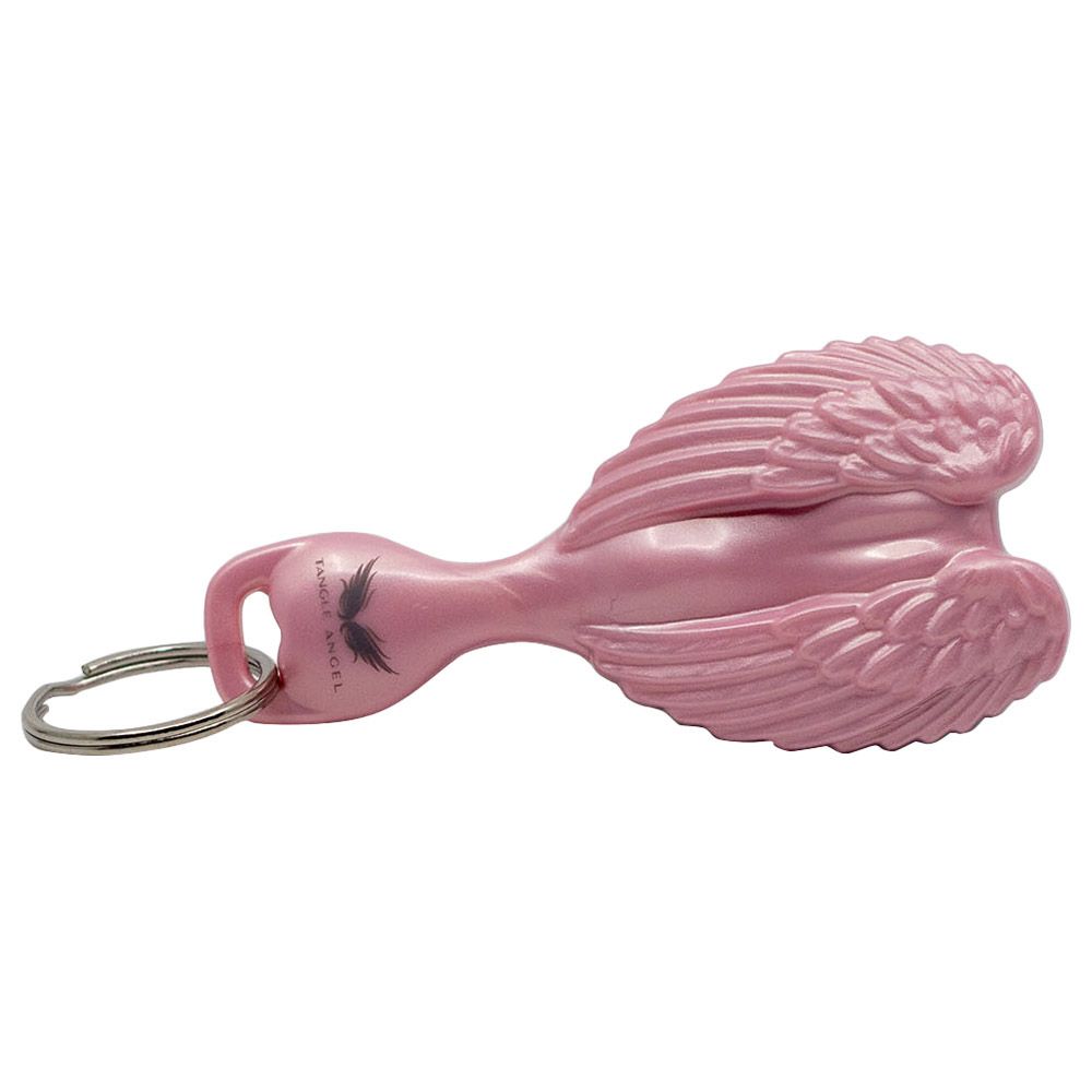 Tangle Angel - Mini Hair Brush Key Ring Pink