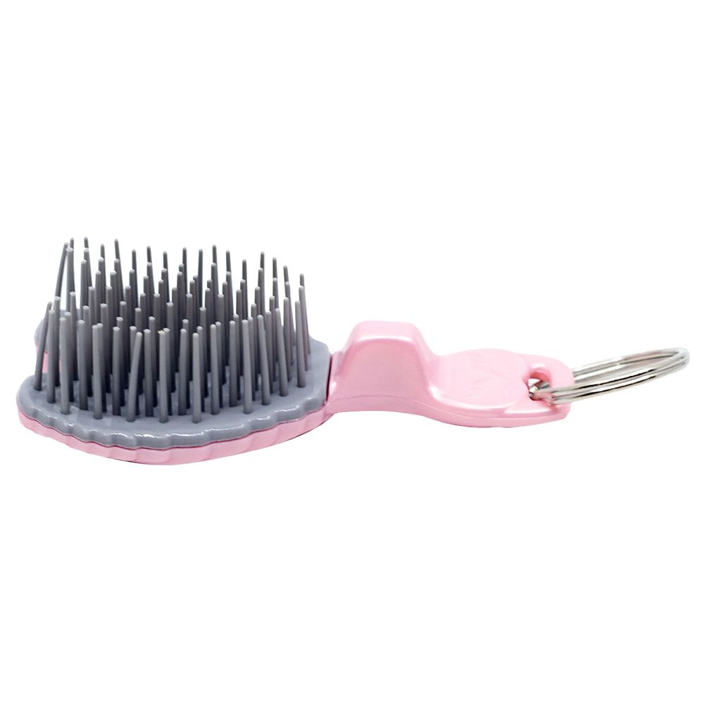 Tangle Angel - Mini Hair Brush Key Ring Pink