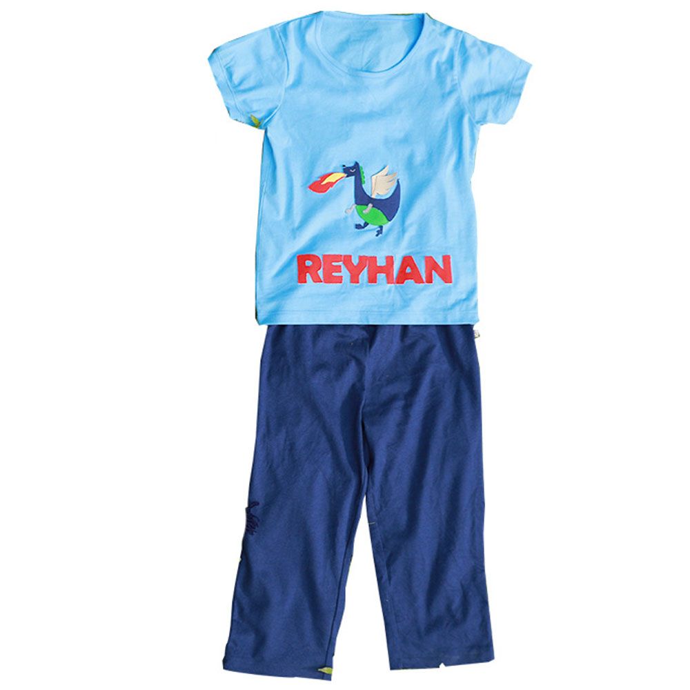 Mi Dulce An'ya - Customized Dragon Pyjama - Blue