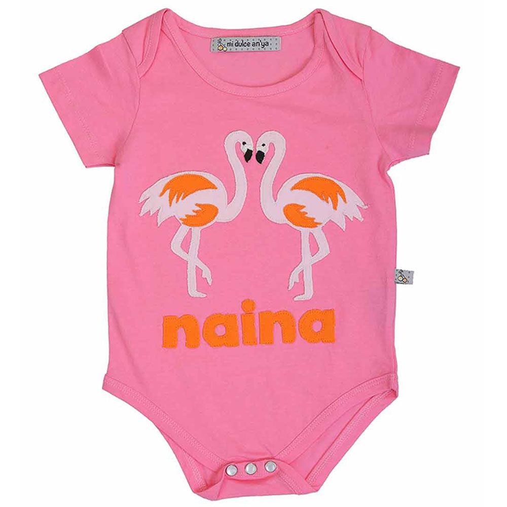 Mi Dulce An'ya - Customized Flamingo Bodysuit - Pink