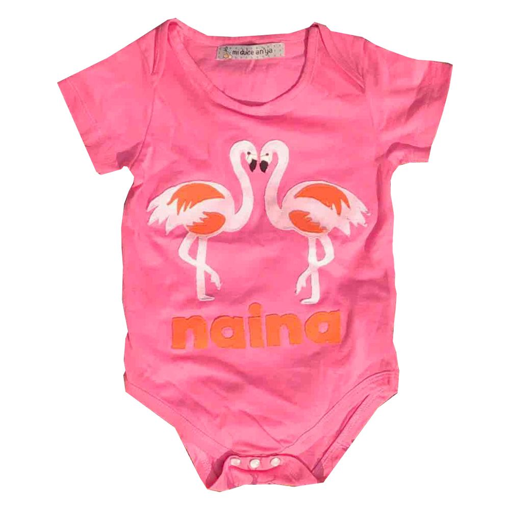 Mi Dulce An'ya - Customized Flamingo Bodysuit - Pink