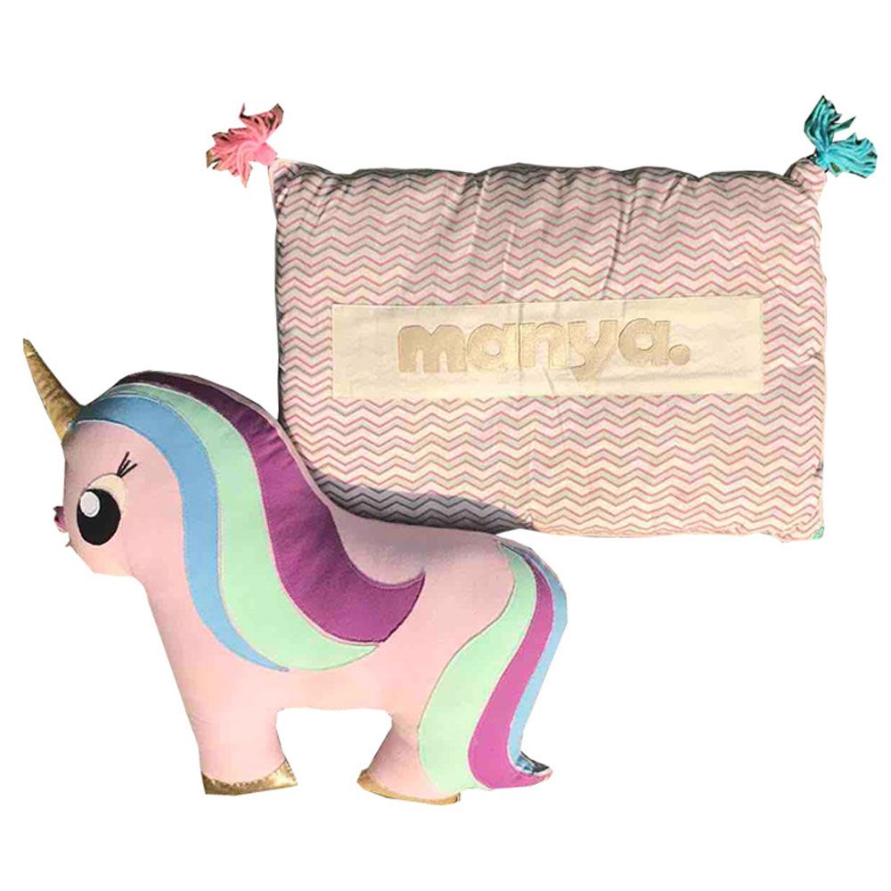 Mi Dulce An'ya - Customized Unicorn Cushion Set - Cream