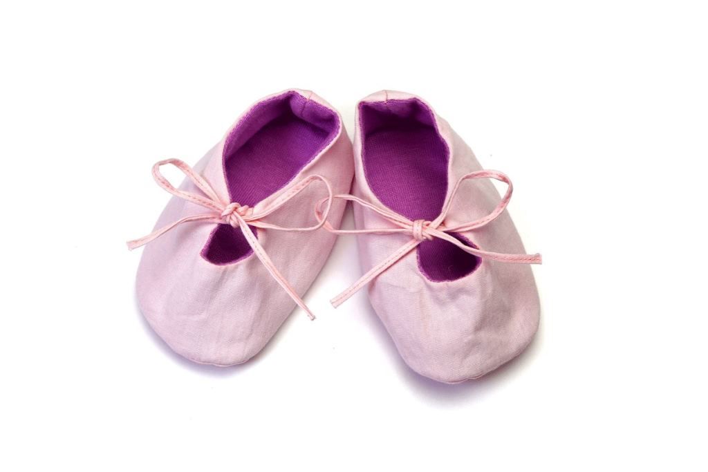 Mi Dulce An'ya Shoes and Mittens - Pink & Purple