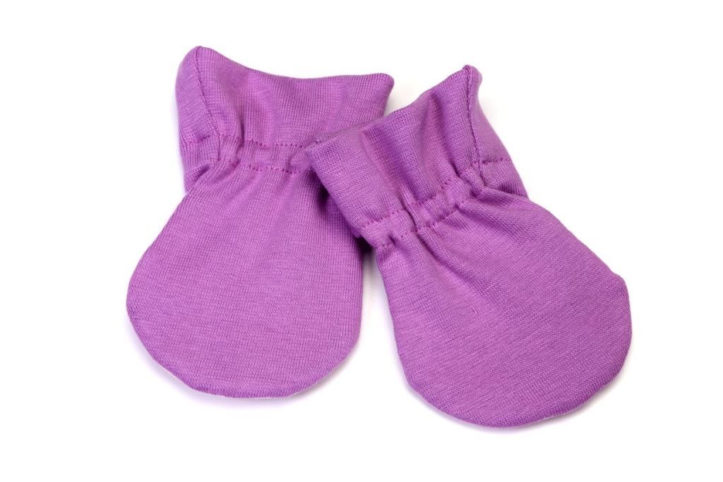 Mi Dulce An'ya Shoes and Mittens - Pink & Purple