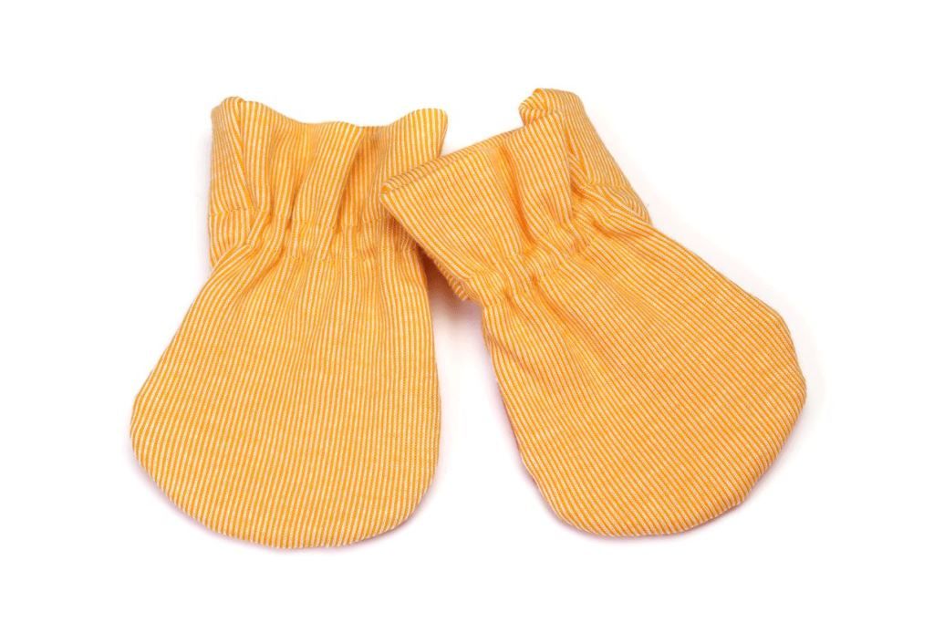 Mi Dulce An'ya Shoes and Mittens - Yellow & Orange