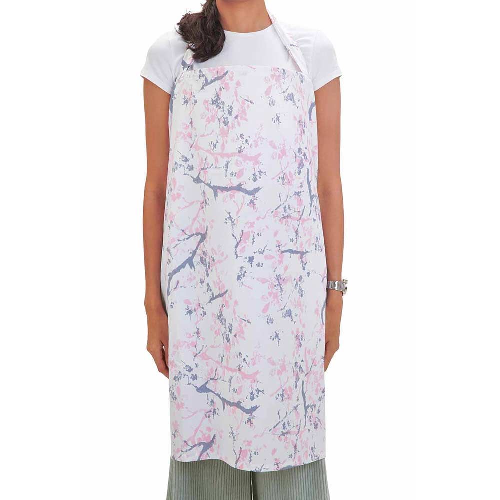 Mi Dulce An'ya - Organic Cotton Nursing Apron - Pink/Grey