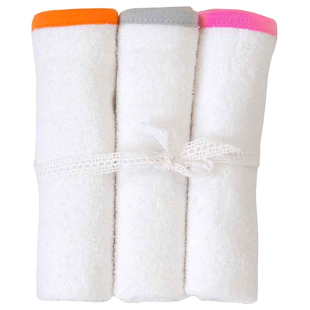 Mi Dulce An'ya - Set Of 3 Infant Napkins - Pink