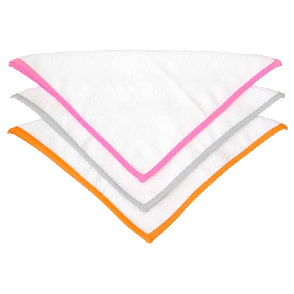 Mi Dulce An'ya - Set Of 3 Infant Napkins - Pink