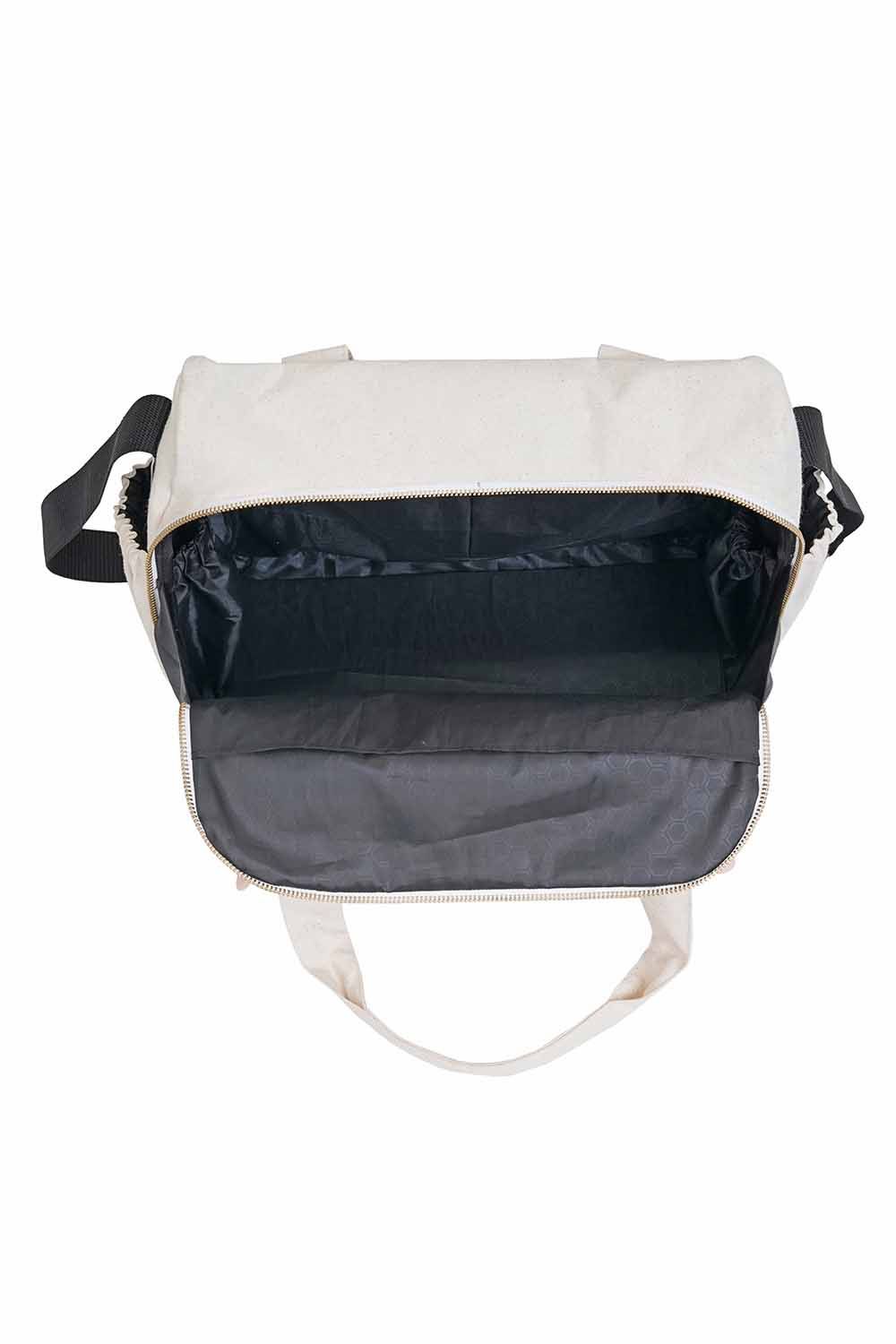 Mi Dulce An'ya - Organic Fox Diaper Bag - Cream