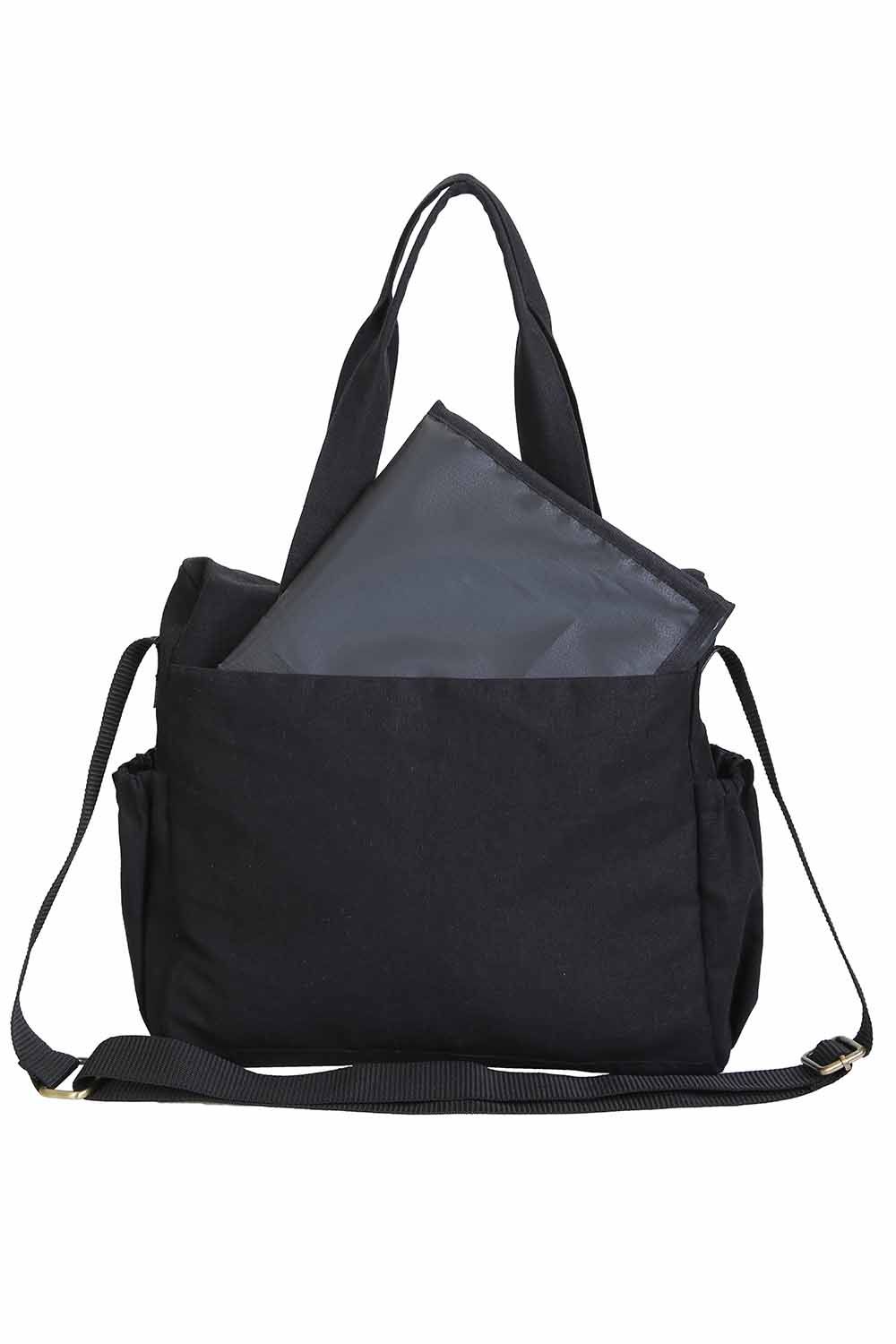 Mi Dulce An'ya - Organic Panda Diaper Bag - Black