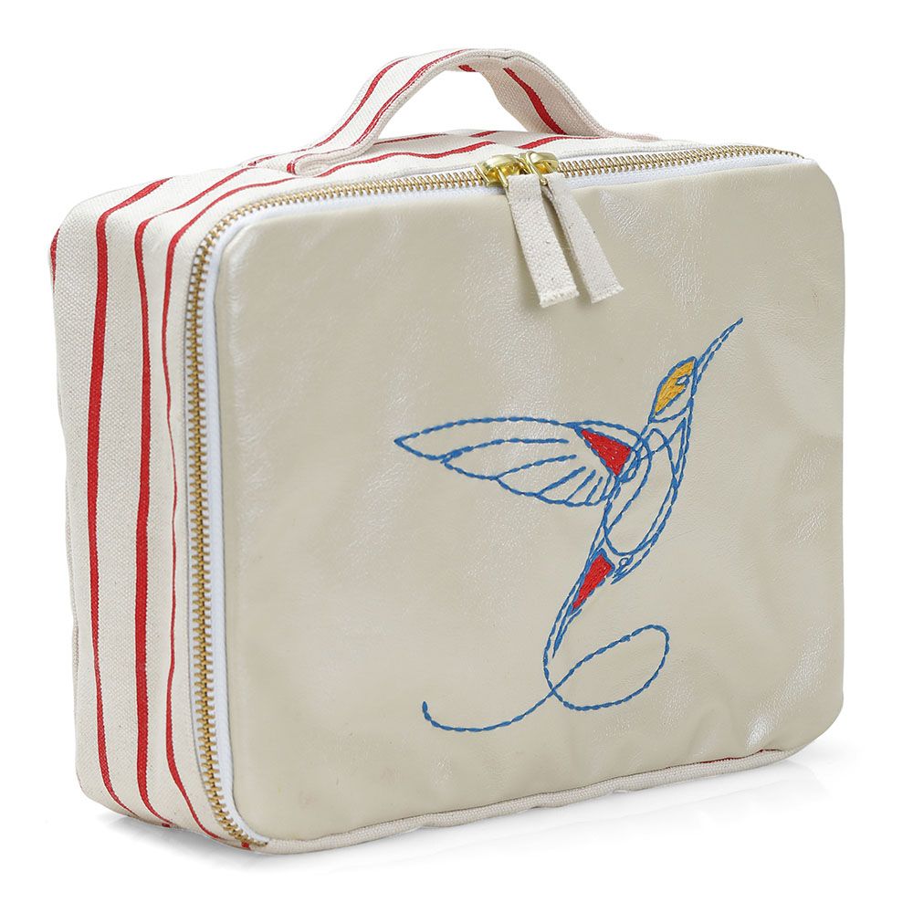 Mi Dulce An'ya - Hummingbird Embroidered Lunch Bag