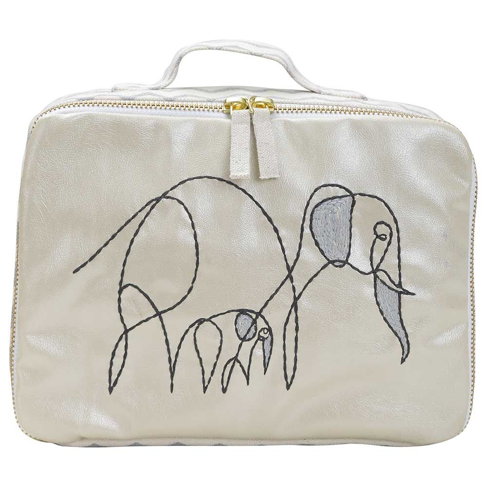 Mi Dulce An'ya - Elephant Embroidered Lunch Bag