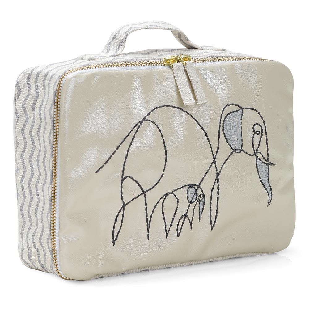 Mi Dulce An'ya - Elephant Embroidered Lunch Bag