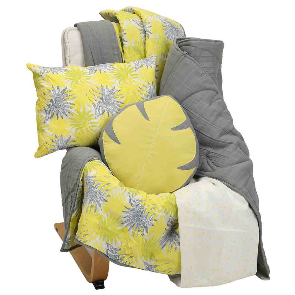 Mi Dulce An'ya - Organic Fern Bedding Set - Yellow