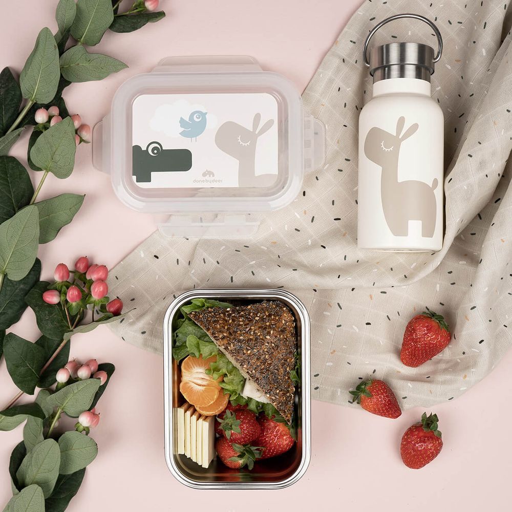 Done By Deer - Metal Lunch Box 750ml - Lalee/Croco Sand