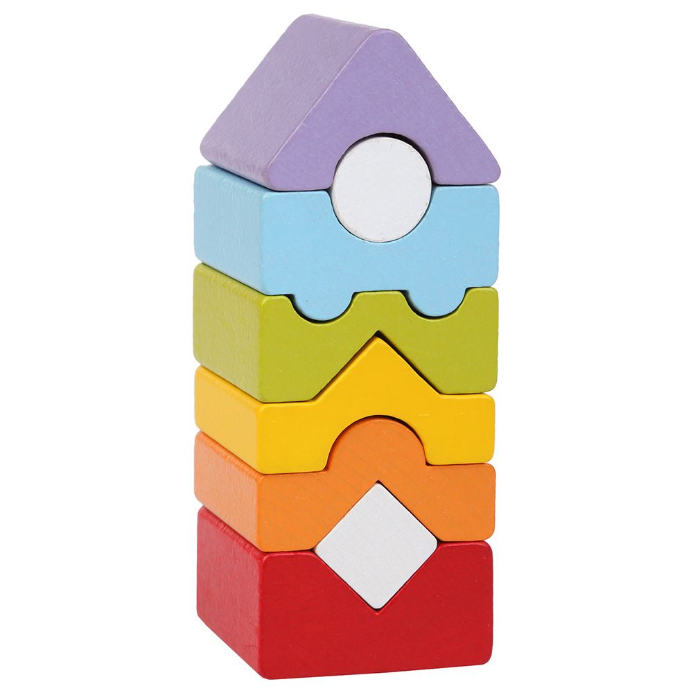 Cubika - Wooden Building Tower 8pcs