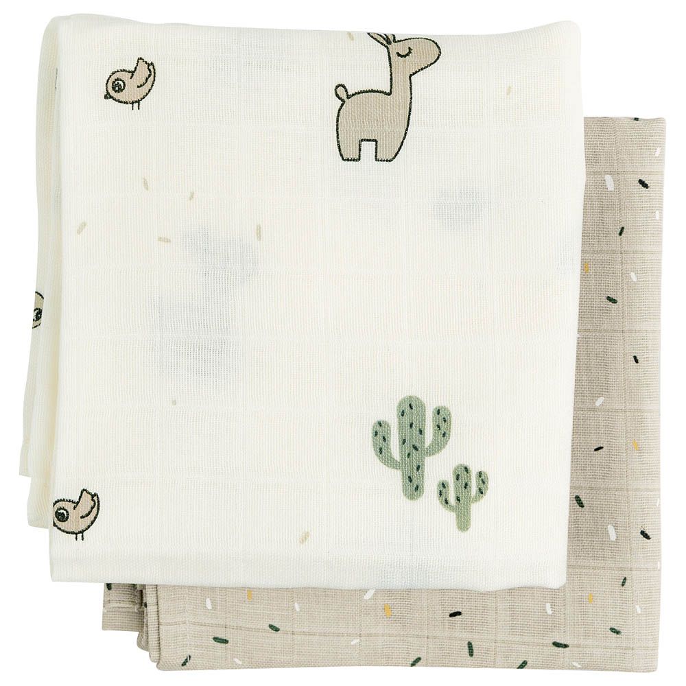 Done By Deer - GOTS Swaddle - Pack of 2 - Lalee Sand