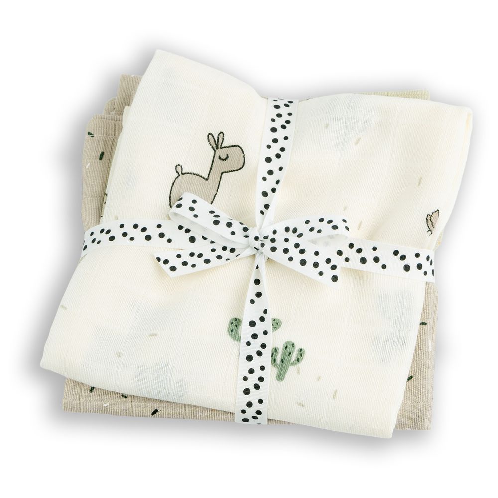 Done By Deer - GOTS Swaddle - Pack of 2 - Lalee Sand