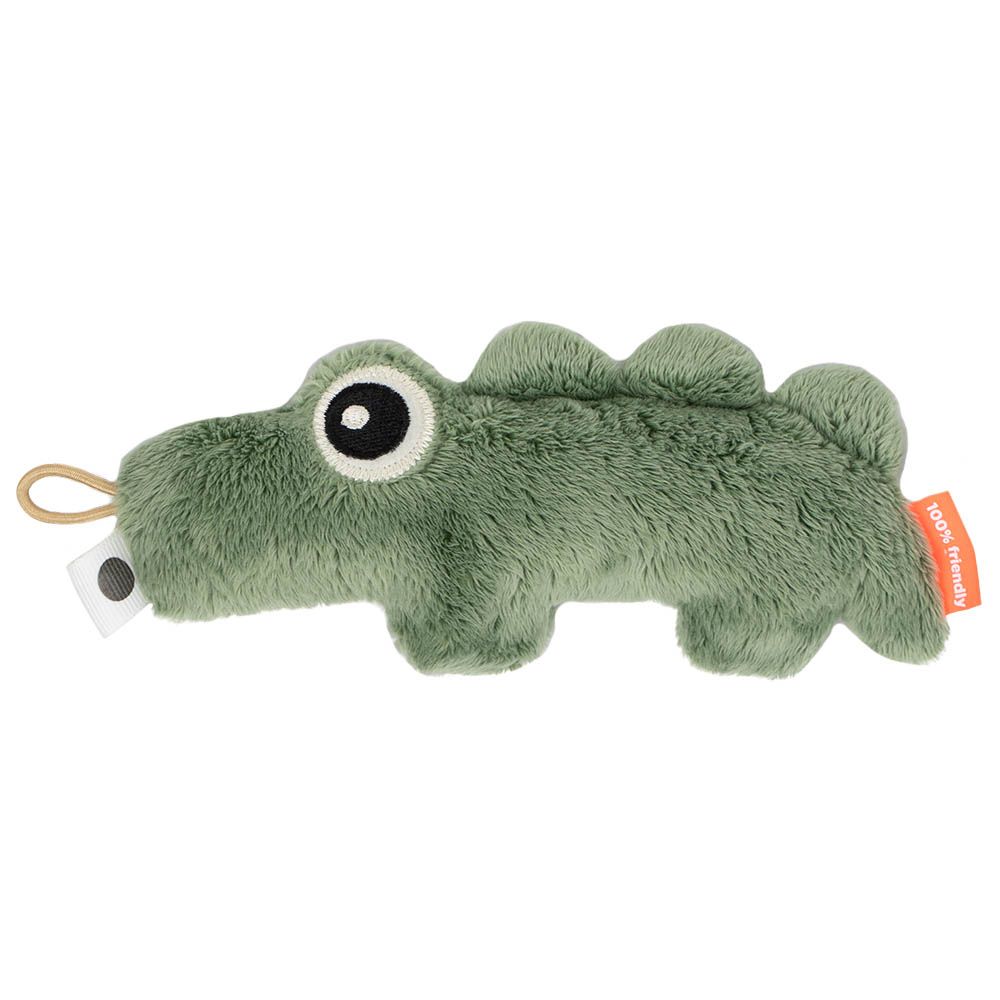 Done By Deer - Tiny Sensory Rattle Croco - Green