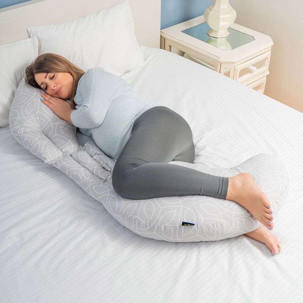 Jikel - Total Comfort Body Pregnancy Pillow - Grey