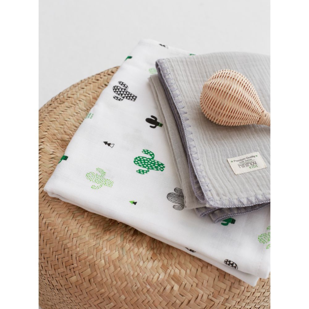 Minimou Kids - Organic Muslin - Cactus