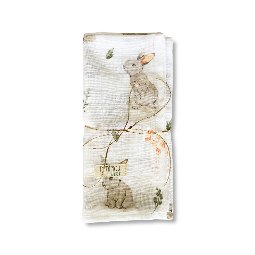 Minimou Kids - Organic Muslin - Rabbit