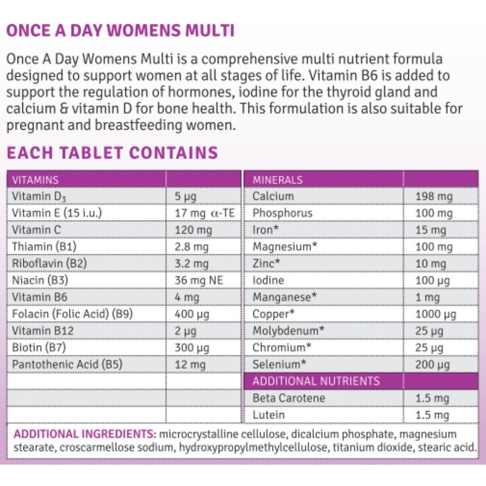 Quest - Once A Day Women's Multi Vitamin - 30 Tablets