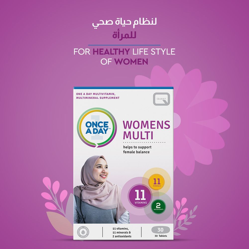 Quest - Once A Day Women's Multi Vitamin - 30 Tablets