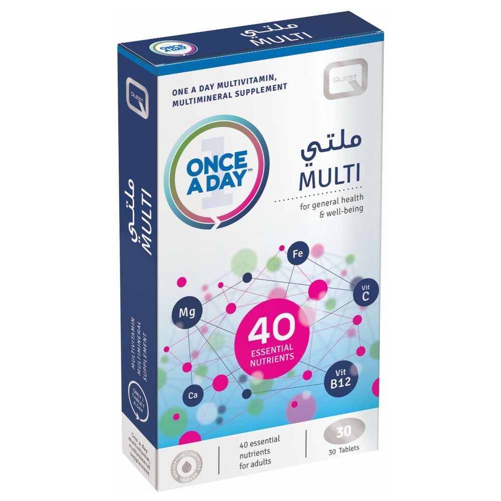 Quest - Once A Day Multi Vitamin - 30 Tablets