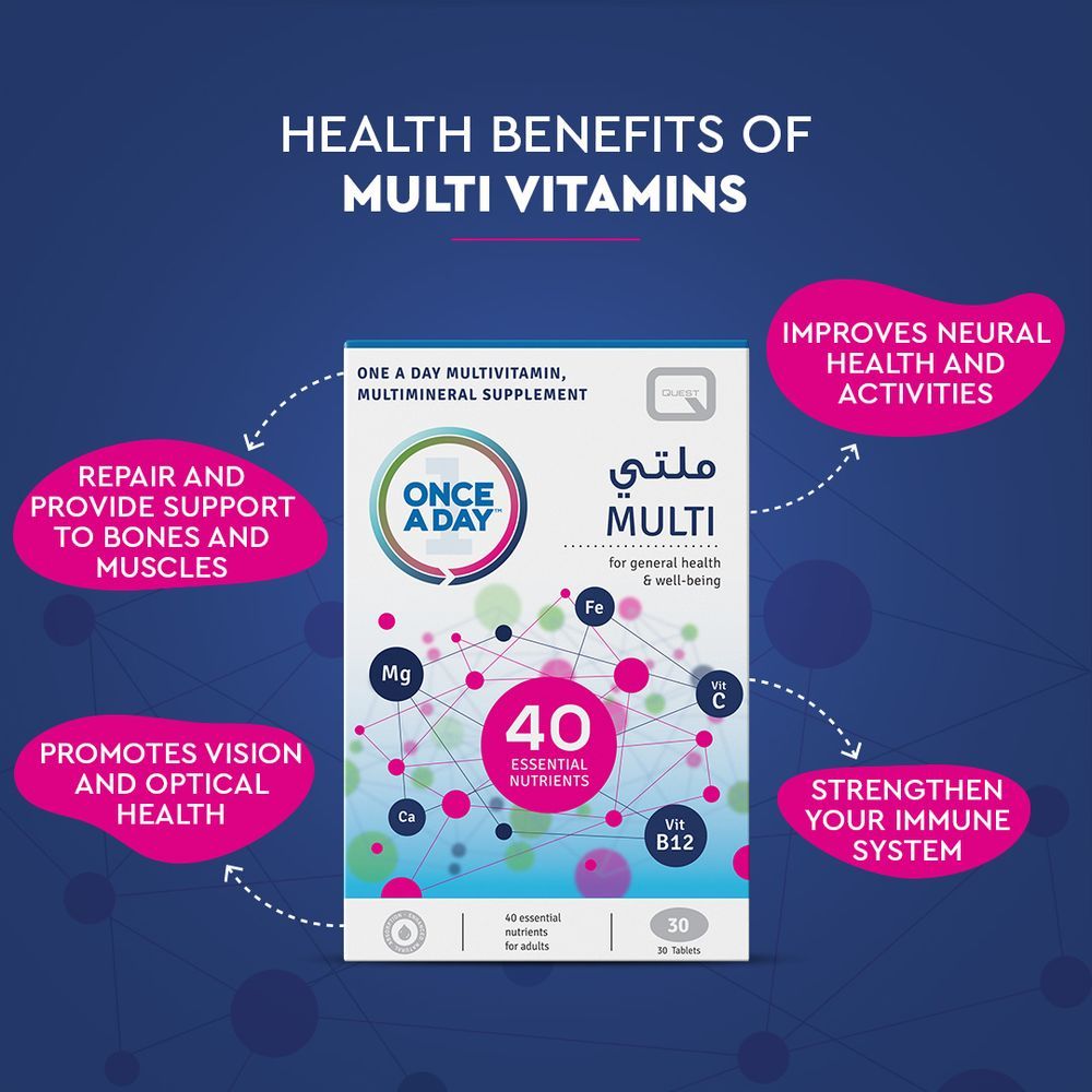 Quest - Once A Day Multi Vitamin - 30 Tablets