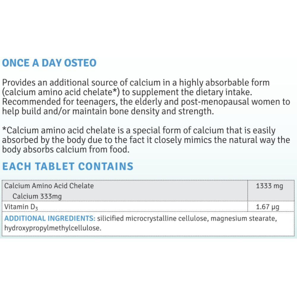 Quest - Once A Day Osteo Vitamin - 30 Tablets