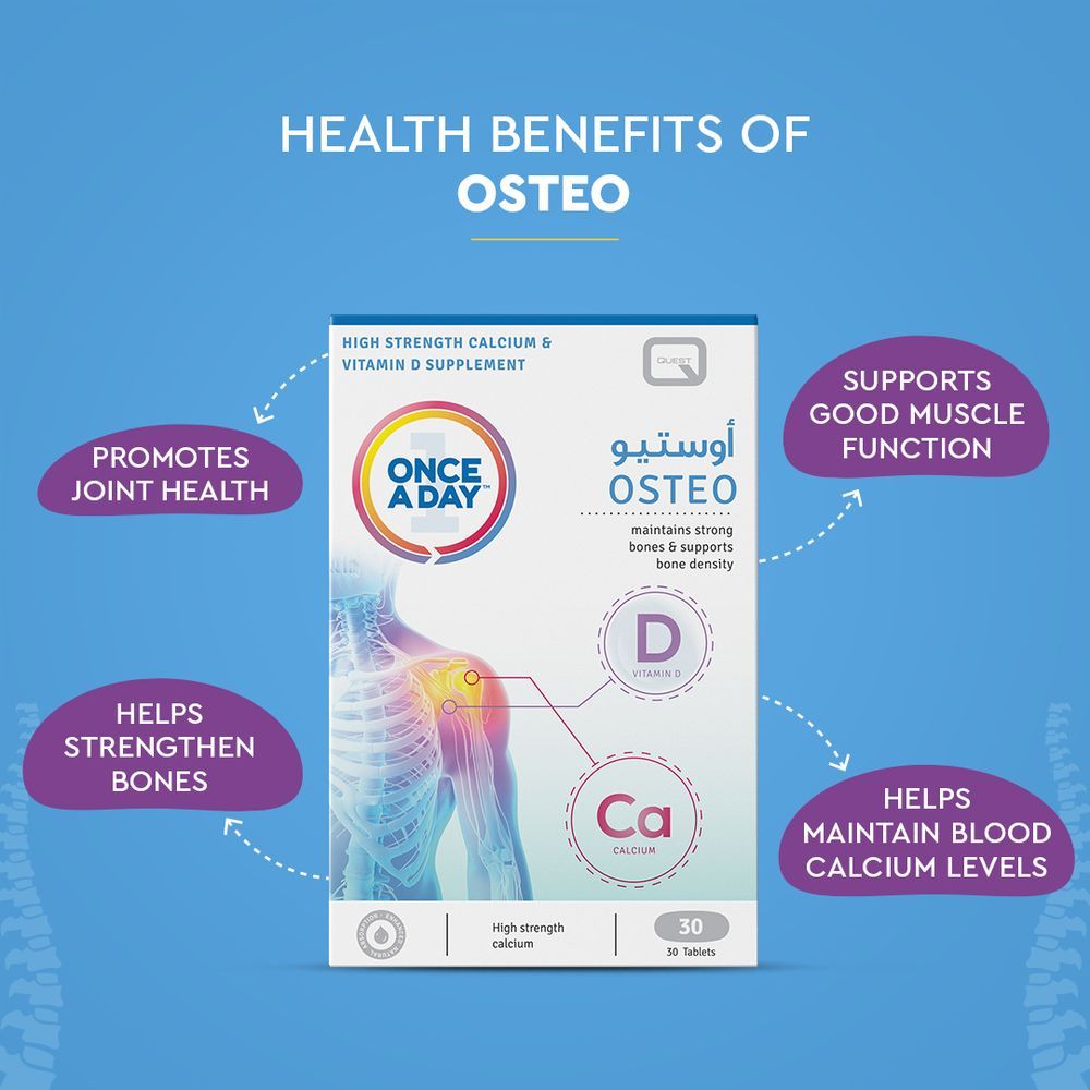 Quest - Once A Day Osteo Vitamin - 30 Tablets